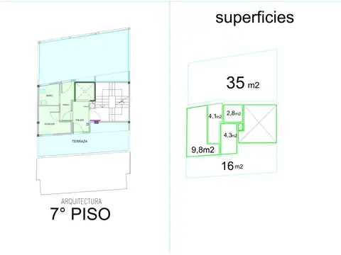 Oficina en Alquiler al Norte