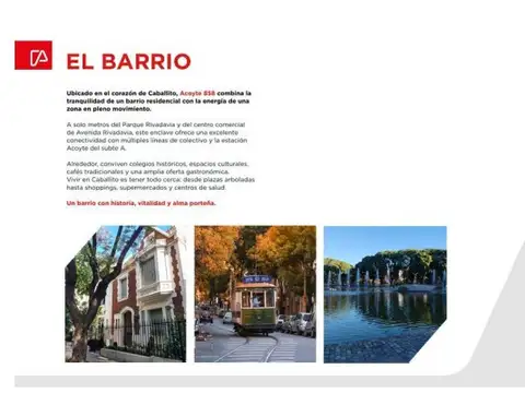 Departamento de 3 ambientes en Venta en Parque centenario