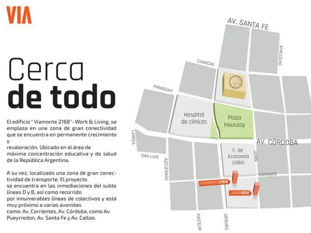 Viamonte Work&Living - Viamonte 2100 de  1 y 2 Dormitorios