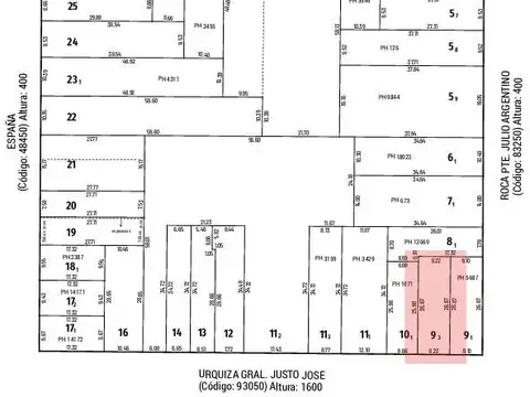 Terreno en Venta 26  mts Fondo