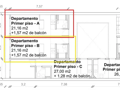Gral. José de San Martín 900, Piso pb