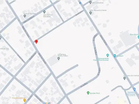 Lote en venta en Escobar centro   ID  4272
