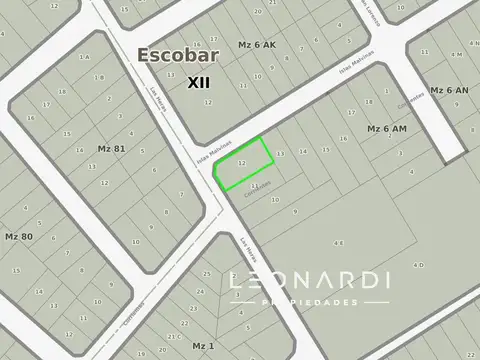 Las Heras esquina Corrientes, Lote 12