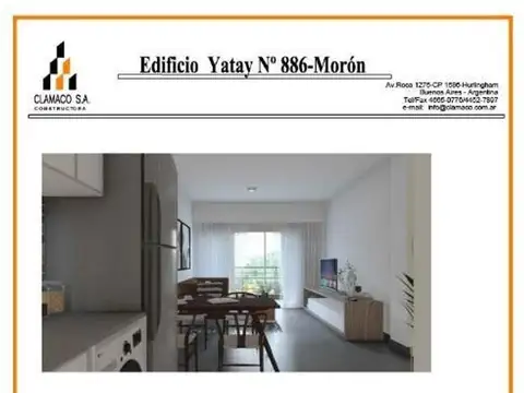 Departamento en Venta de 1 dormitorio