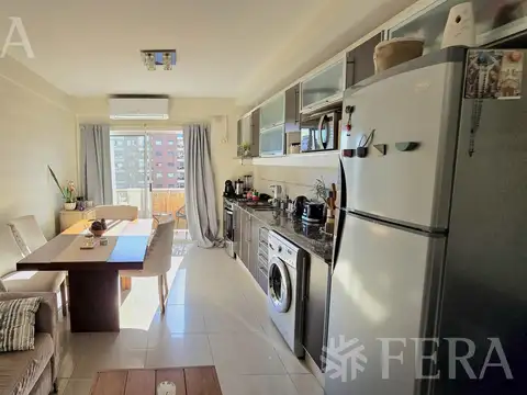 Departamento 2 ambientes con 2 baños