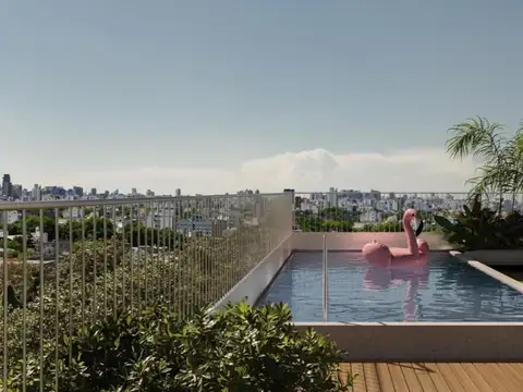 Departamento Monoambiente con 1 baño