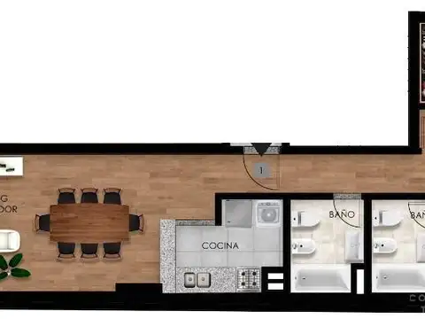 Departamento en Venta al Sur