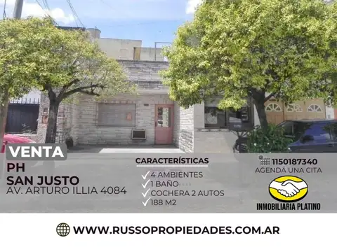 Venta PH 4 Ambientes San Justo
