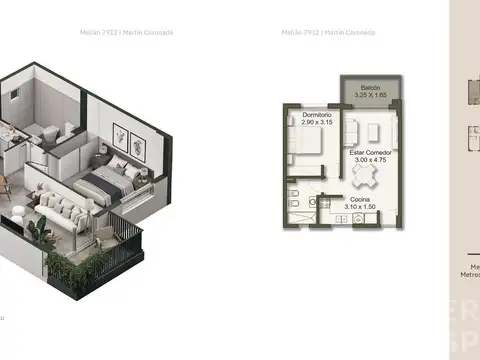 Departamento en Venta de 2 dormitorios