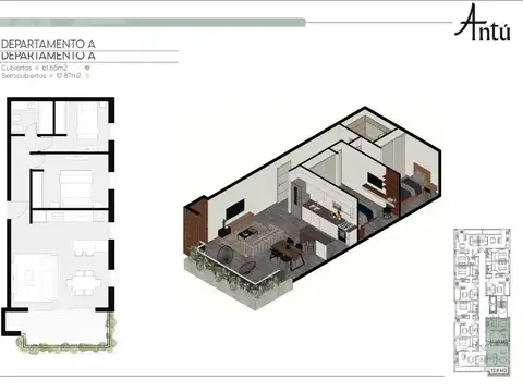 Departamento en Venta Apto profesional