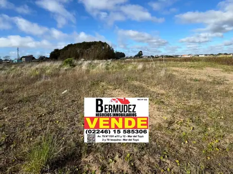 VENTA LOTE MAR DEL TUYU CALLE 61 ENTRE 9 Y 10