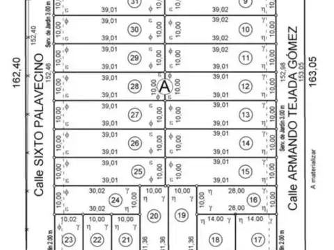 Terreno en Venta de 270,0 m2