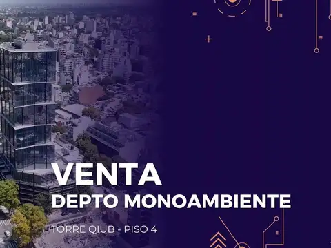 Departamento en Venta de 2 ambientes