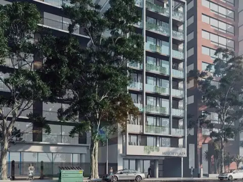 Departamento 2 ambientes con 2 baños