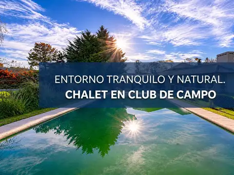 VENTA CASA 4 AMBIENTES CLUB DE CAMPO LAS PERDICES