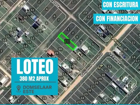EN VENTA!! Lote en Domselaar Este a Mts de Matienzo