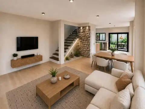 Triplex a Estrenar con doble cochera, jardin y terraza