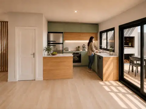 Casa 4 ambientes con 2 baños