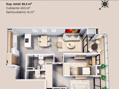 Departamento en Venta A Estrenar