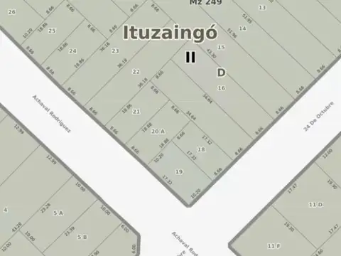 Lote / Terreno En Venta Ituzaingó Lado Sur