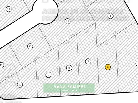 Terreno en Venta 20  mts Frente