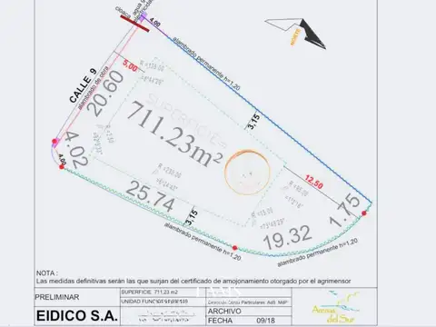 VENTA  LOTE EN BARRIO PRIVADO ARENAS DEL SUR