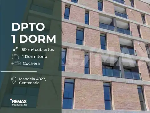 VENTA DEPARTAMENTO 1 DORMITORIO CON COCHERA