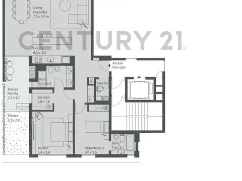 OCEANA Nordelta unidad de 3 ambientes