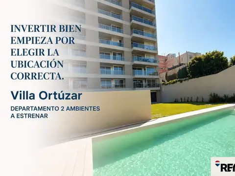 VENTA DEPARTAMENTO 2 AMBIENTES V ORTUZAR PARRILLA