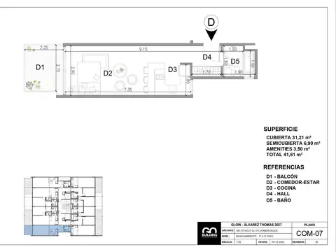Departamento en Venta Apto profesional