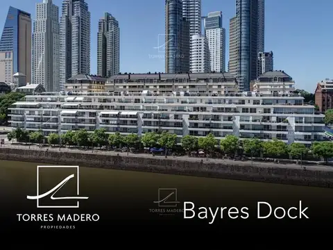 3 DORMITORIOS CON MUEBLES EN ALQUILER EN BAYRES DOCK