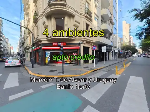 Departamento 4 ambientes en Barrio Norte