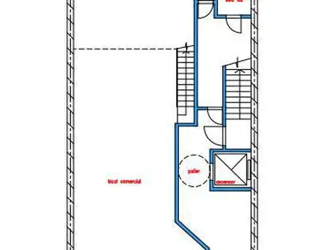 Departamento Monoambiente con 2 baños