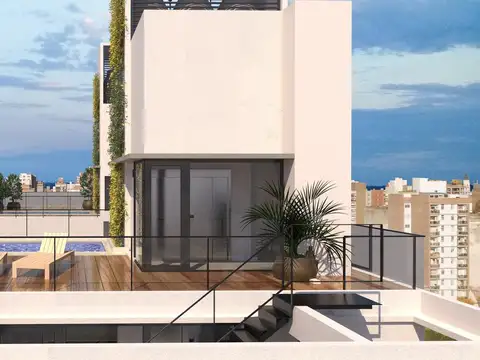 Departamento 2 ambientes con 1 baño