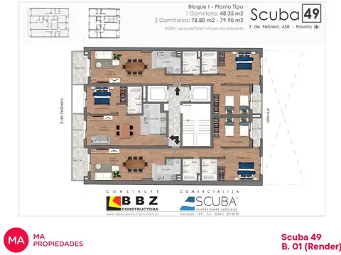 3 de Febrero 458