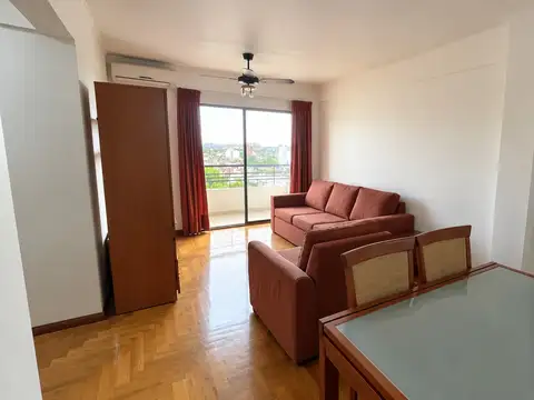 DEPARTAMENTO SEMIPISO DE 2 AMBIENTES AL FRENTE, OPCIONAL AMUEBLADO