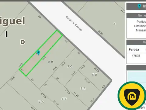 Terreno en  Venta Bella Vista  ( hay 2 posibles)