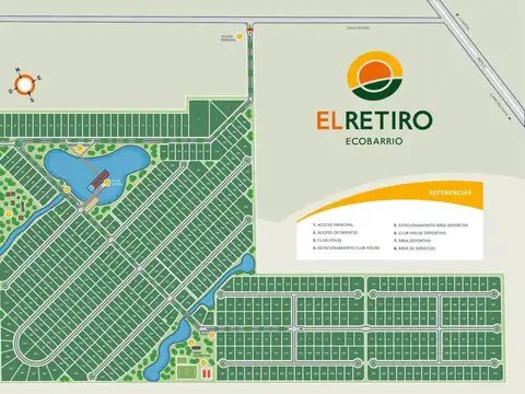 Lote en venta, ruta 2 km 76 , ecobarrio el retiro