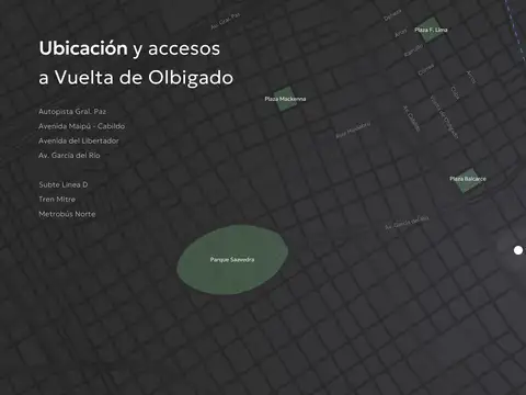 Obligado Haus de  1 y 2 Dormitorios