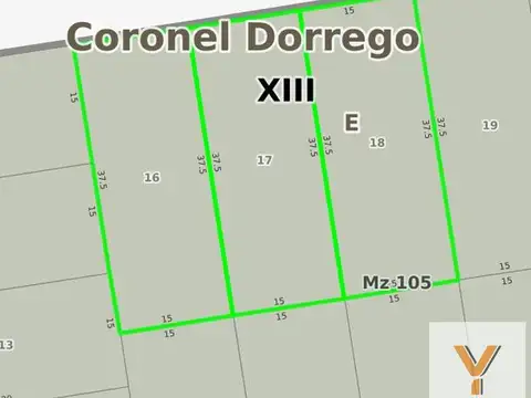 Terreno en Venta en Coronel Dorrego, USD 27.000