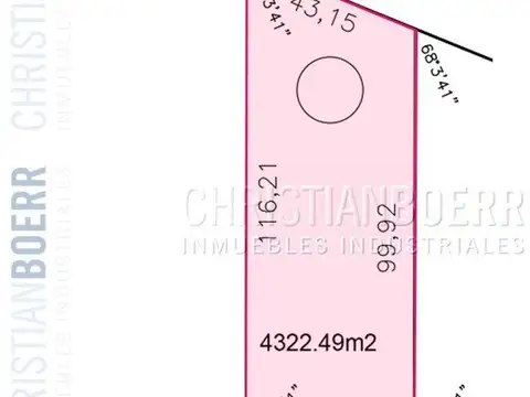 Terreno en Venta de 4322,0 m2