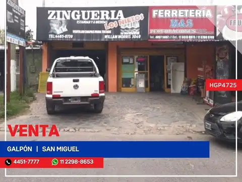 GalpÃ³n - Venta - Argentina, San Miguel - Williams Morris 3049
