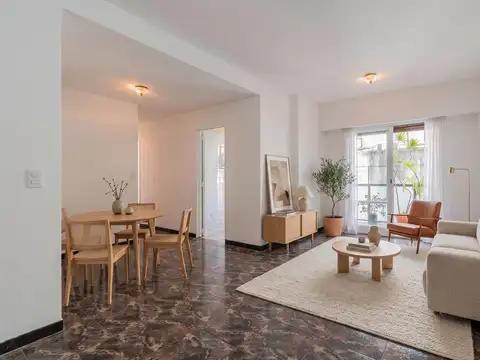 Venta 3 amb Retiro contrafrente luminoso con balcon corrido
