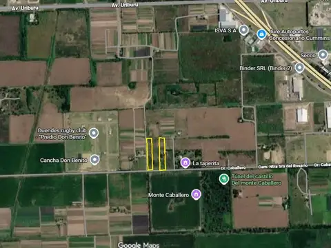 2 Lotes sobre Av. del Rosario