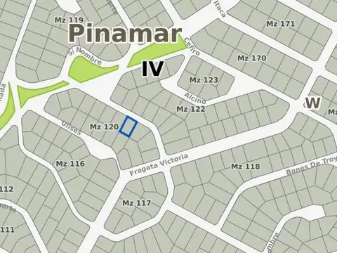 Terreno en Venta en Pinamar Norte, USD 69.500