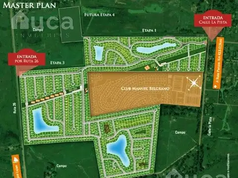 Terreno en Venta en La Pista, USD 45.000