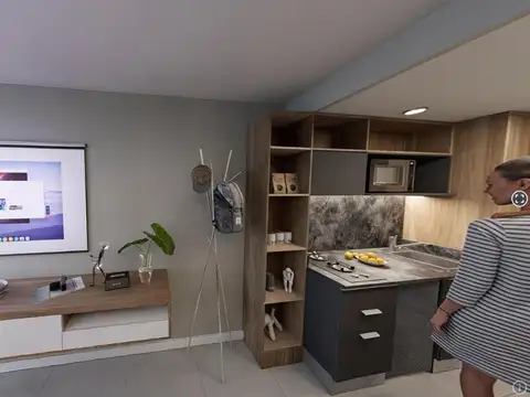 Departamento Monoambiente con 1 baño