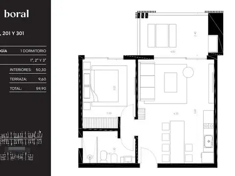 Departamento en Villarobles