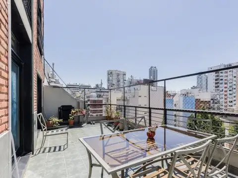 DEPARTAMENTO DUPLEX 3 ambientes Balcón Terraza y Escritorio PALERMO /CAÑITAS