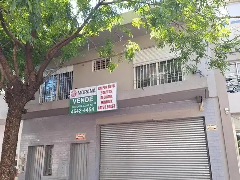 Galpón   2 departamentos / lote propio.